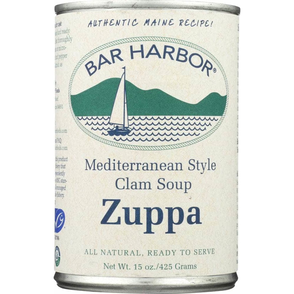 Bar Harbor Bar Harbor Soup Zuppa Mediterranean Clam Chowder, 15 oz