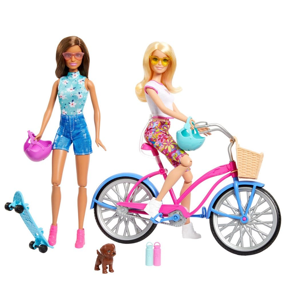 Barbie Outdoor Bike Playset Bundle - Pretend Play - Barbie
