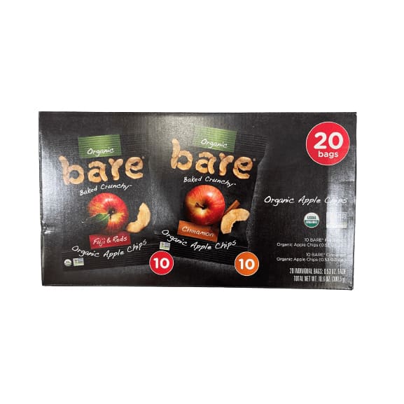 Bare Snacks Bare Snacks Organic Apple Chips, Variety Pack, 10.53 oz.