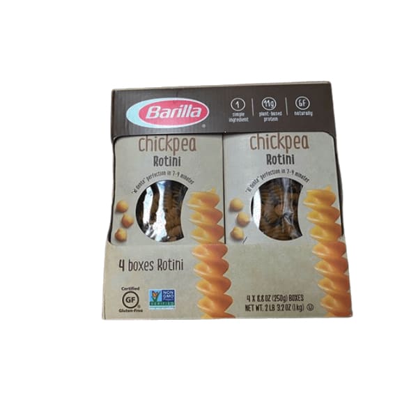 Barilla Chickpea Pasta, Gluten Free Pasta, Rotini, 8.8 Ounce (Pack of 4) - ShelHealth.Com