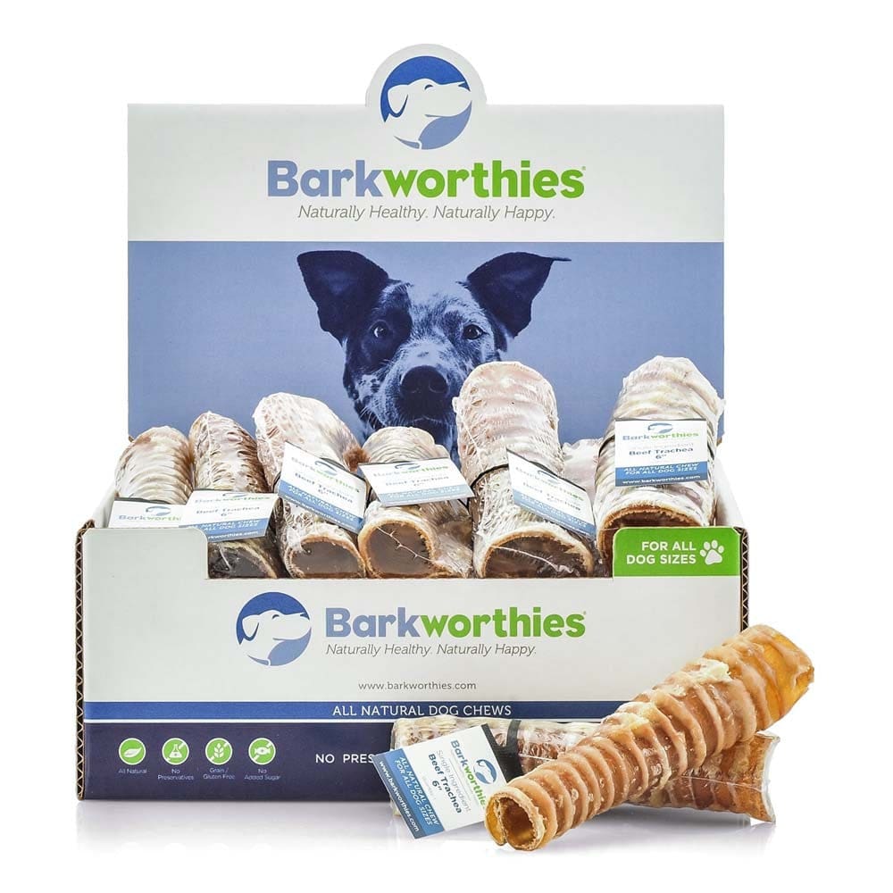 Barkworthies Beef Trachea 6In - Pet Supplies - Barkworthies