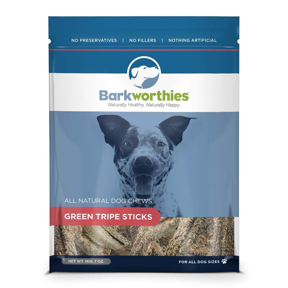 Barkworthies Green Tripe Stick 7Oz - Pet Supplies - Barkworthies