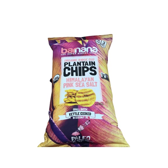 Barnana Organic Plantain Chips - Himalayan Pink Salt - 20 Ounce - ShelHealth.Com