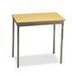 Barricks Utility Table Rectangular 30w X 18d X 30h Oak/brown - Office - Barricks