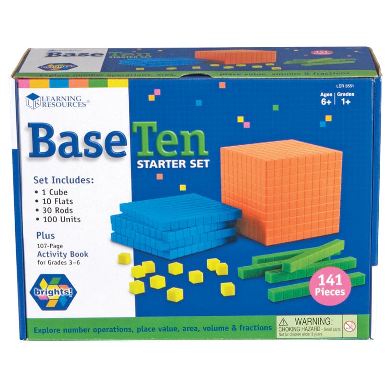 Base Ten Starter Set Brights - Base Ten - Learning Resources