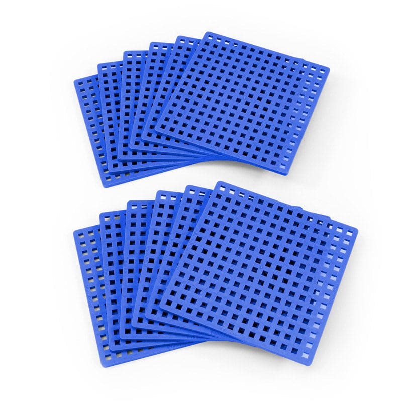 Baseplates Classroom Pack Blue Set Of 12 - Blocks & Construction Play - Plus-plus Usa