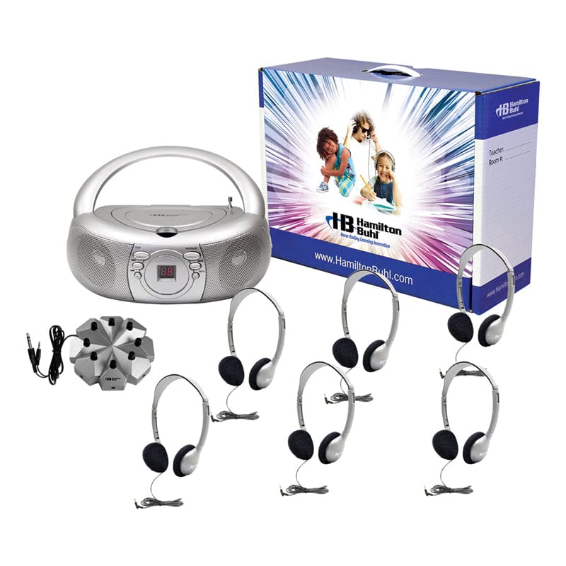 Basic Cd Am/Fm Listening Center 6 Station - Listening Centers - Hamilton Electronics Vcom