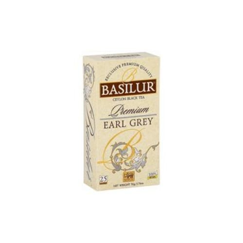 Basilur Earl Grey Tea Bags 25 pcs. - Basilur