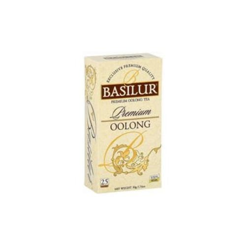 Basilur Premium Oolong Green Tea Bags 25 pcs. - Basilur