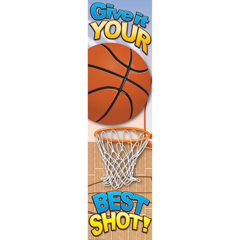 Basketball Motivational Banner 4Ft (Pack of 10) - Banners - Eureka