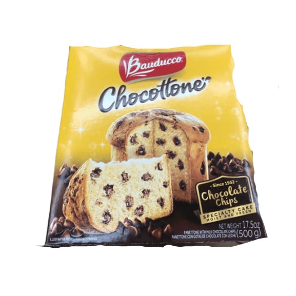 Bauducco Chocottone With Chocolate Chips, 17.6 oz - ShelHealth.Com