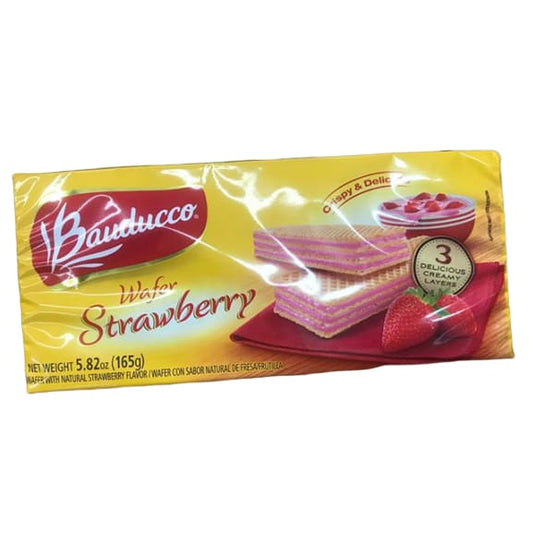 Bauducco Cookie Wafer Strawberry, 5.82 oz - ShelHealth.Com
