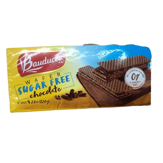Bauducco Cookie Wafer Sugar Free Chocolate, 4.23 oz - ShelHealth.Com