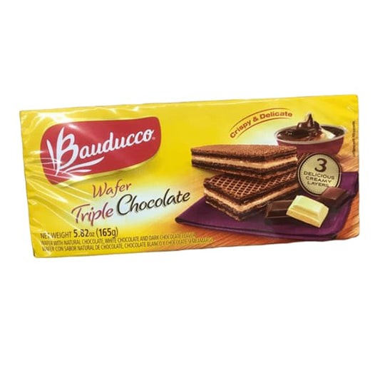 Bauducco Cookie Wafer Triple Chocolate, 5.82 oz - ShelHealth.Com
