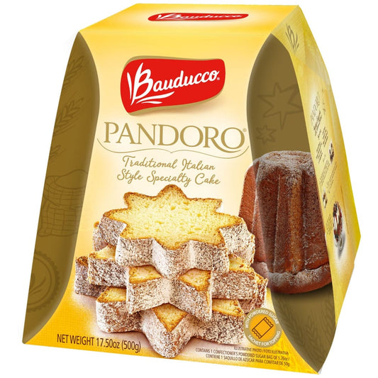 Bauducco Pandoro Full Pallet Display Traditional Italian Style Cake 17.5 oz. - Bauducco