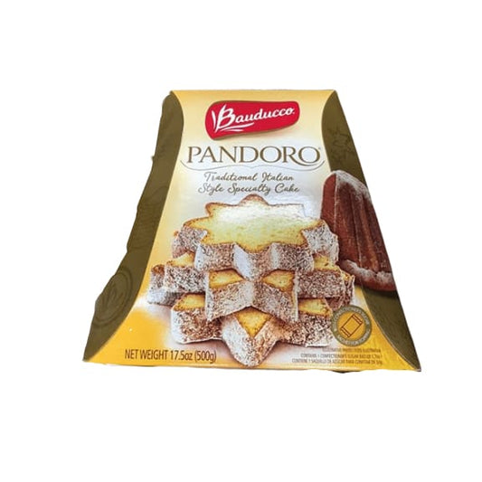 Bauducco Pandoro - Light and Moist Specialty Cake, No Candied Fruits, Ideal for Dessert - 17.5 oz - ShelHealth.Com