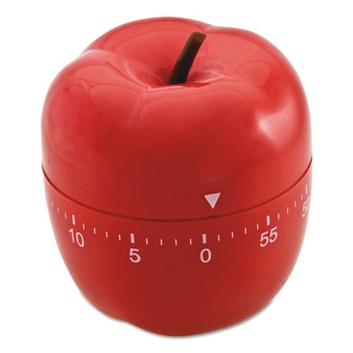 Baumgartens Shaped Timer 4 Diameter X 4h Red Apple - School Supplies - Baumgartens®