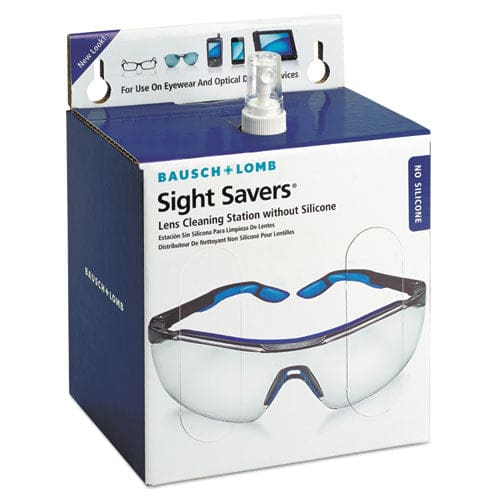 Bausch & Lomb Sight Savers Lens Cleaning Station 16 Oz Plastic Bottle 6.5 X 4.75 1,520 Tissues/box - Janitorial & Sanitation - Bausch & Lomb