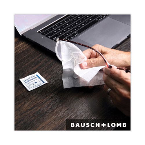 Bausch & Lomb Sight Savers Premoistened Lens Cleaning Tissues 8 X 5 100/box 10 Box/carton - Technology - Bausch & Lomb