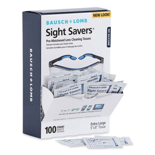 Bausch & Lomb Sight Savers Premoistened Lens Cleaning Tissues 8 X 5 100/box - Technology - Bausch & Lomb