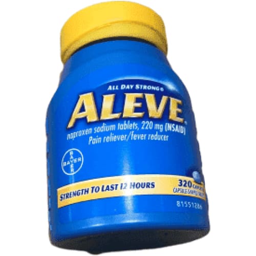 Bayer Aleve Pain Reliever & Fever Reducer, Caplets - 320 count - ShelHealth.Com