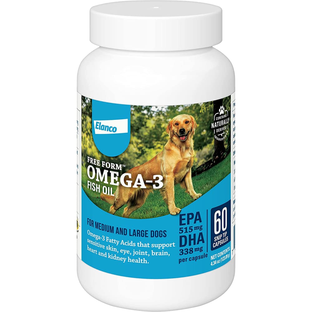 Bayer Dog Omega-3 Fish Oil Capsules 60ct. - Pet Supplies - Bayer