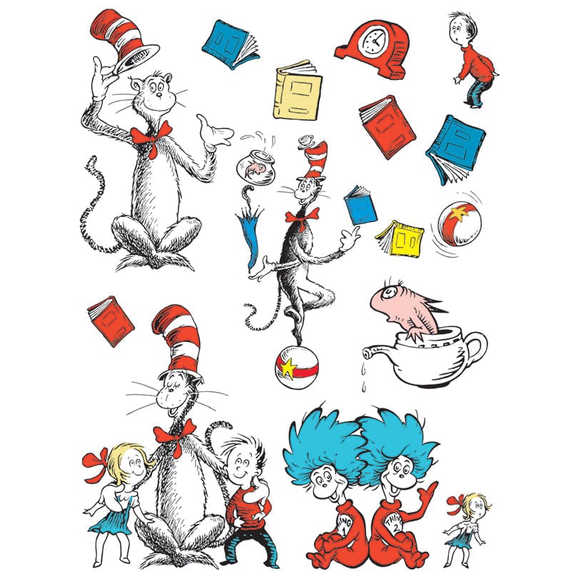 Bb Set Cat In The Hat Large Characters (Pack of 3) - Classroom Theme - Eureka