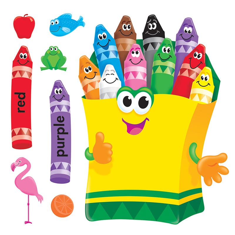 Bb Set Colorful Crayons (Pack of 3) - Classroom Theme - Trend Enterprises Inc.