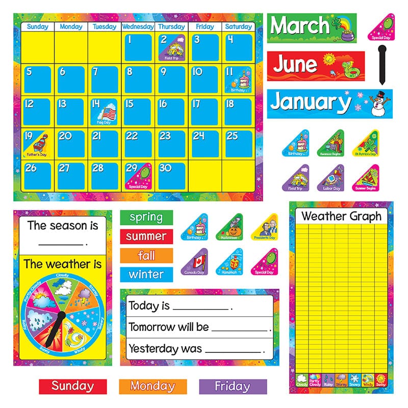 Bb Set Year Round Calendar Gr Pk-3 (Pack of 3) - Calendars - Trend Enterprises Inc.