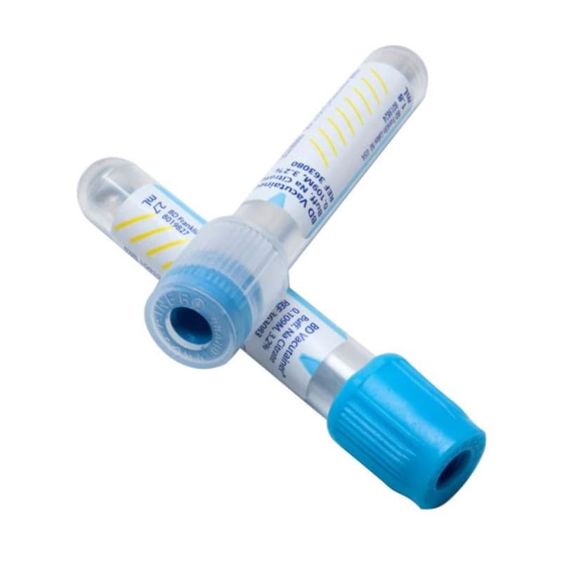 BD Medical Blood Coll Tube 1.8Ml Blue Top Box of 100 - Lab Supplies >> Blood Collection - BD Medical