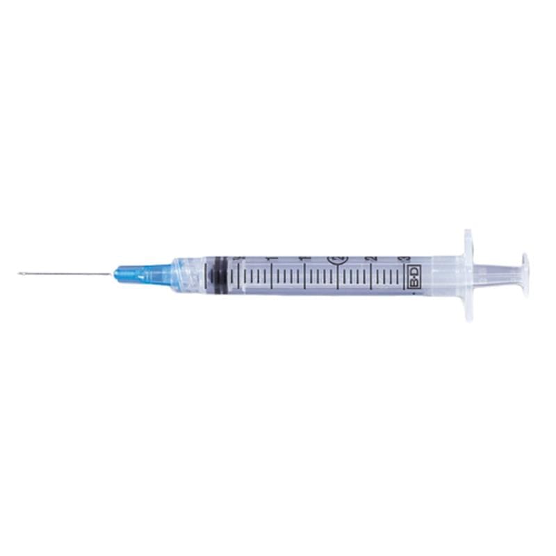 BD Medical Integra 3Ml Syringe 23 X 1 Box of 100 - Needles and Syringes >> Syringes with Needles - BD Medical