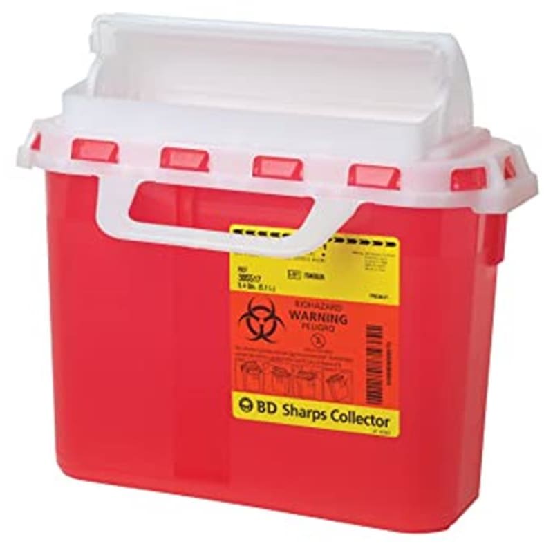 BD Medical Sharps Container 5.4 Qt. - Nursing Supplies >> Sharps Collectors - BD Medical