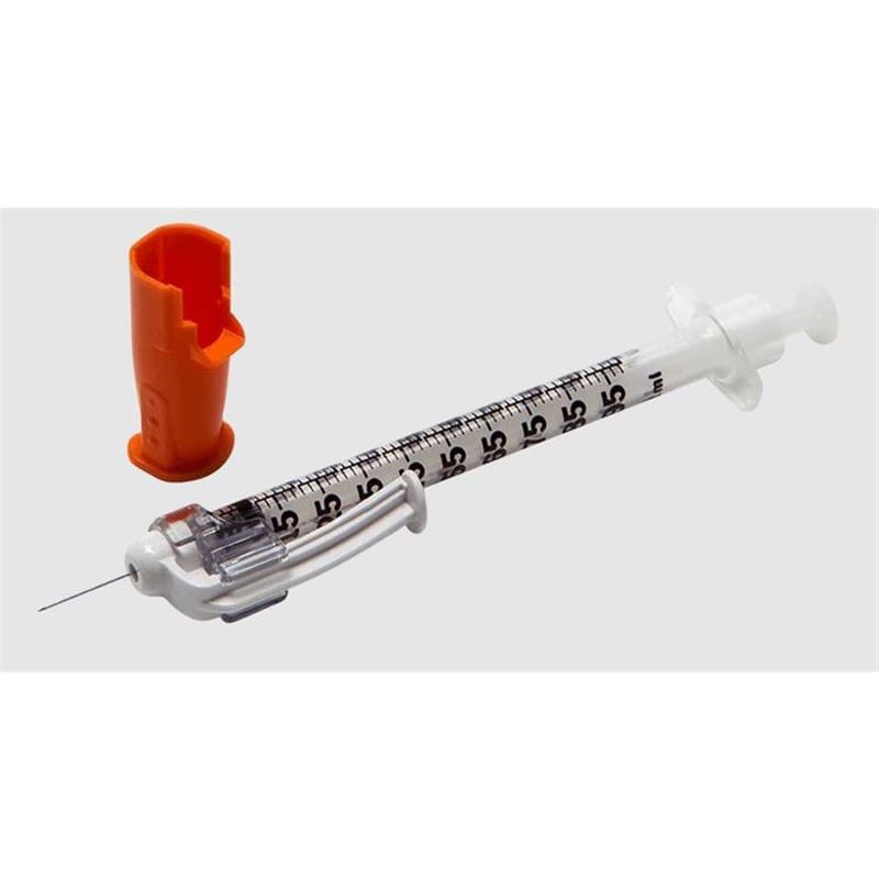 BD Medical Syringe Tb 1Cc 27G X 1/2 Safety Glide Box of 100 - Needles and Syringes >> TB Syringes - BD Medical