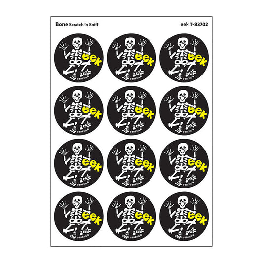 Stinky Stickers Eek Bone Scent 24Ct (Pack of 12)
