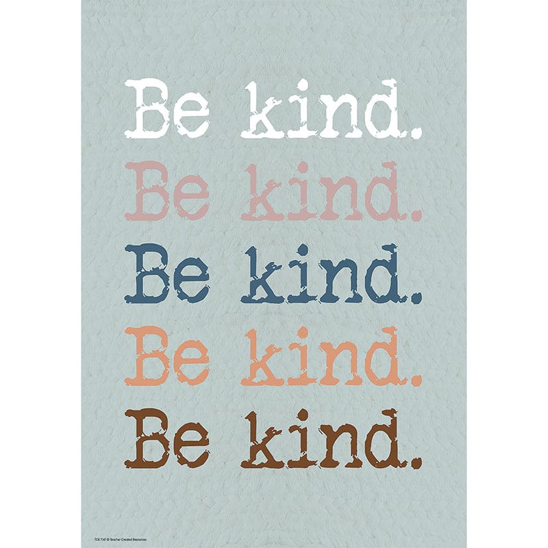 Be Kind Be Kind Positive Poster (Pack of 12) - Motivational - Teacher Created Resources