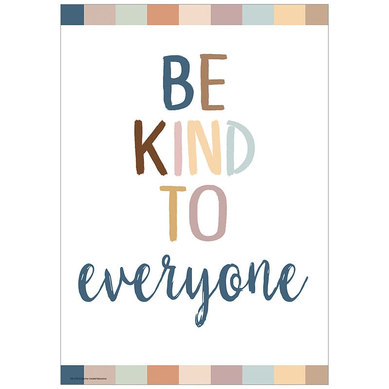Be Kind To Everyone Positive Poster (Pack of 12) - Motivational - Teacher Created Resources