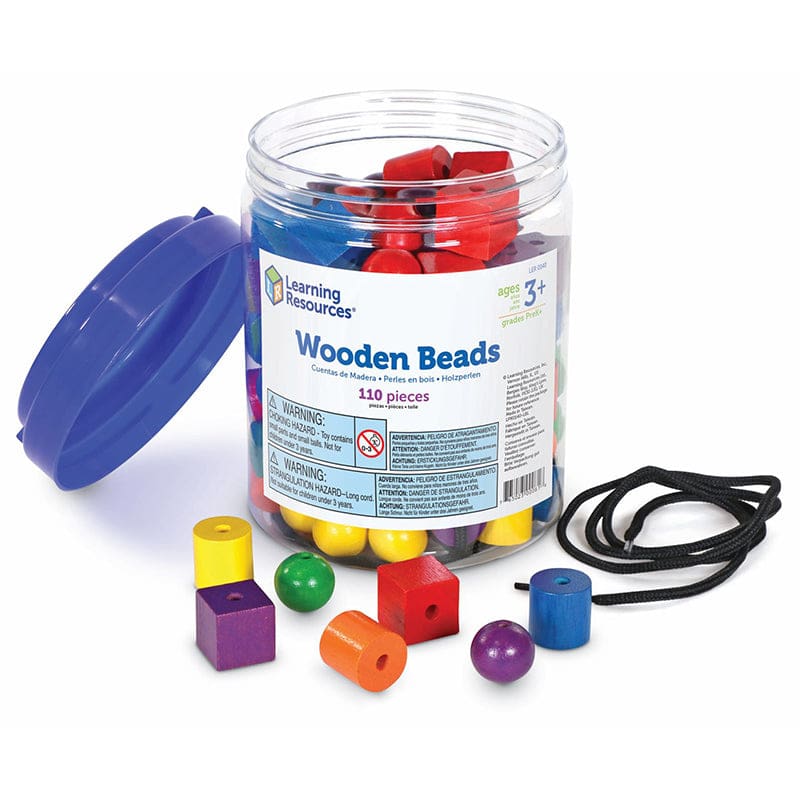 Beads In A Bucket 108 Beads 2 36- Laces - Lacing - Learning Resources