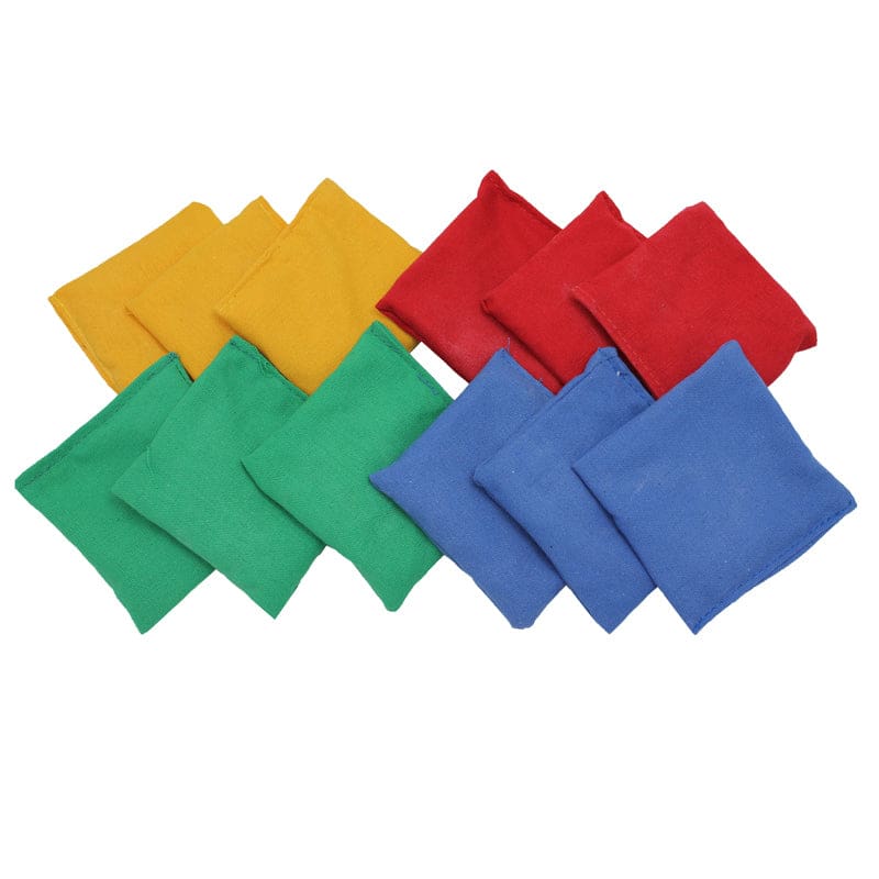 Bean Bags 3.5X3.75 12Pk Cloth Cover (Pack of 3) - Bean Bags & Tossing Activities - Dick Martin Sports