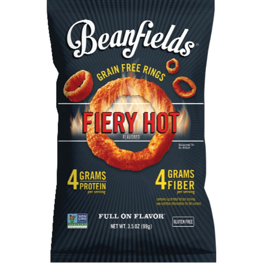 BEANFIELDS Beanfields Grain Free Rings Fiery Hot, 3.5 Oz