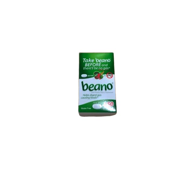 Beano Food Enzyme Dietary Supplement | Help Digest Gas-Causing Foods | 150 Tablets - ShelHealth.Com