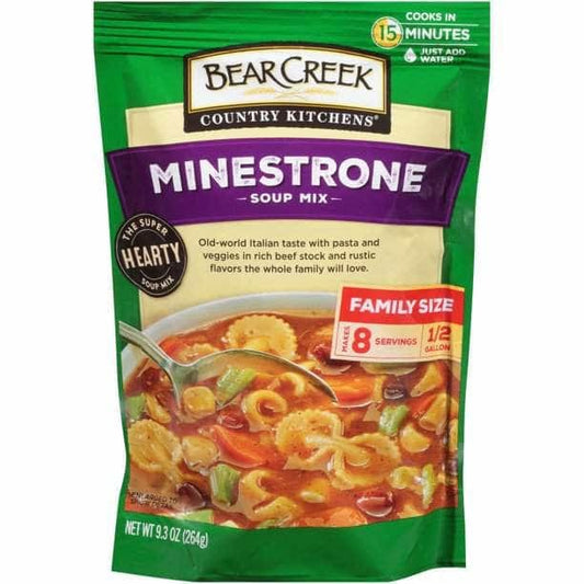 BEAR CREEK Grocery > Soups & Stocks BEAR CREEK: Minestrone Soup Mix, 9.3 oz