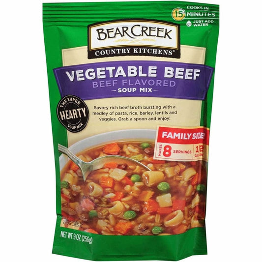 BEAR CREEK Grocery > Soups & Stocks BEAR CREEK: Vegetable Beef Soup Mix, 9 oz