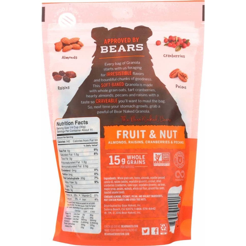 Bear Naked Bear Naked Fruit & Nutty Goodie Bag Granola, 12 oz