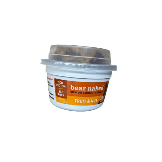 Bear Naked Bear Naked Granola and Steel Cut Oatmeal, Whole Grain Breakfast, Fruit and Nut, 2.3 Oz, Cup