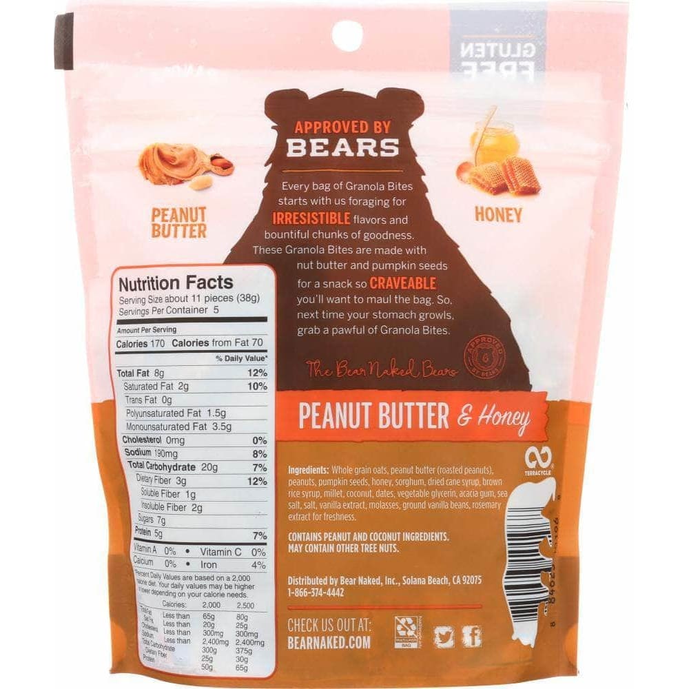 Bear Naked Bear Naked Granola Bites Peanut Butter & Honey 7.2 Oz