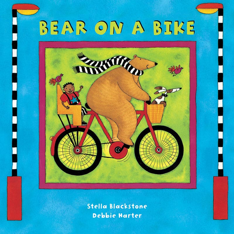 Bear On A Bike Board Book (Pack of 6) - Classroom Favorites - Barefoot Books