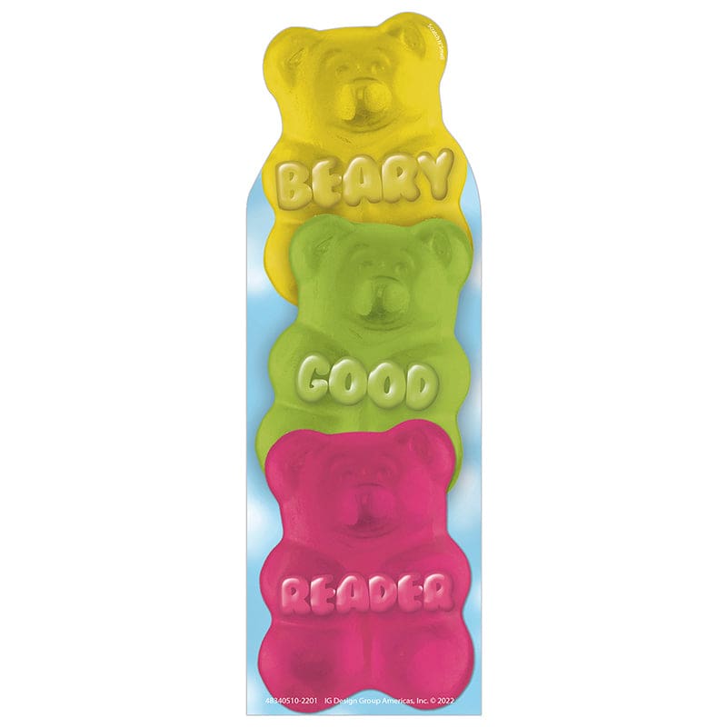 Beary Good Reader Scentd Bookmarks Gummy Bear (Pack of 10) - Bookmarks - Eureka