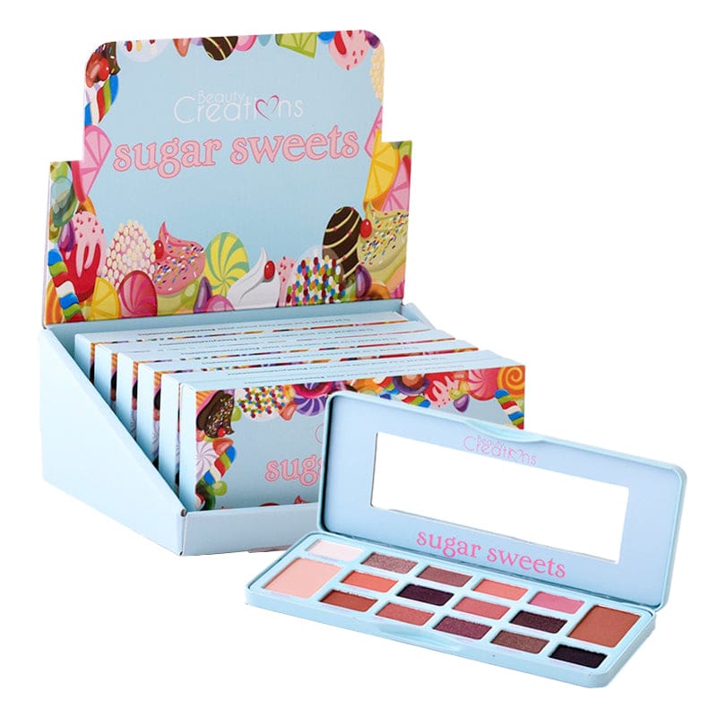BEAUTY CREATIONS Sugar Sweets Palette Display Set, 6 Pieces