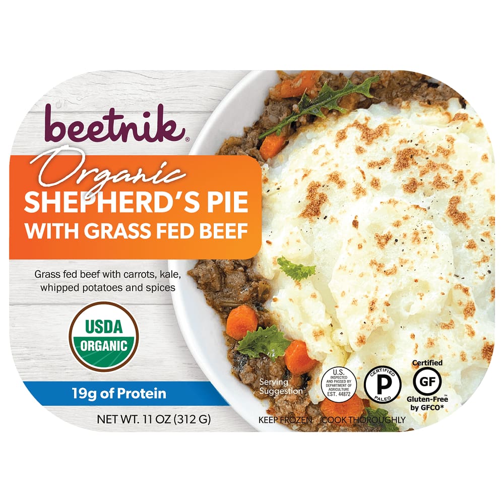 Beetnik Foods Beetnik Foods Shepherd’s Pie with Grass Fed Beef, 10 oz