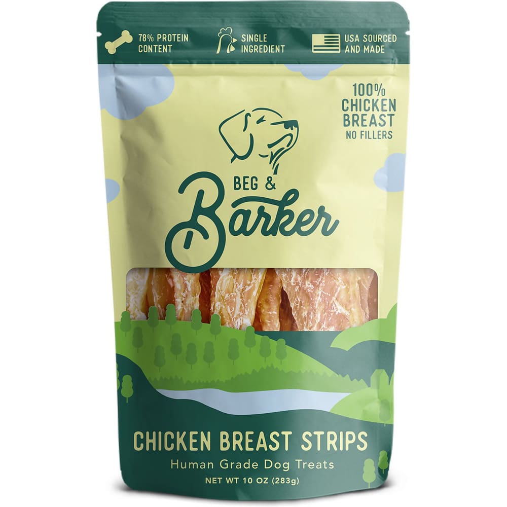 Beg and Barker Dog Strips Chicken Breast 10oz. 12pk - Pet Supplies - Beg and Baker